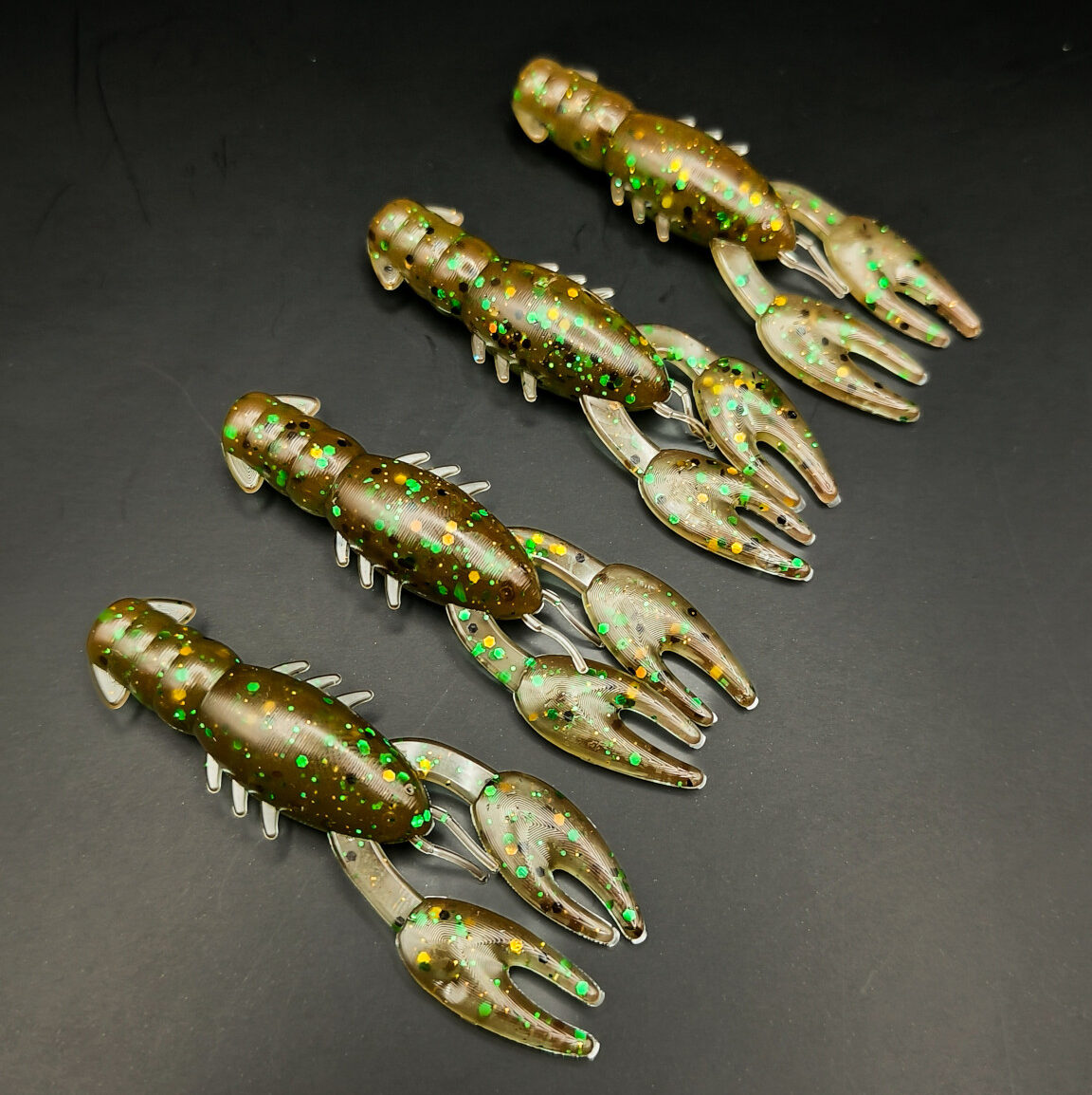 Ned Craw 2.5 inch soft creature Ned rig claw bait 6 pack for perch fishing