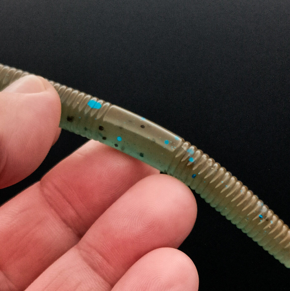 S-Worm soft lure pack laid out